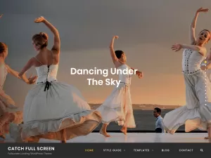 Catch Fullscreen  WordPress Theme Directory