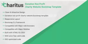 Charitus - Donation Non Profit Charity Website Bootstrap Template