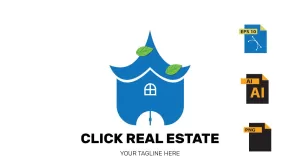 Click Real Estate Logo Design