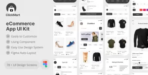 ClickMart - eCommerce App UI Kit