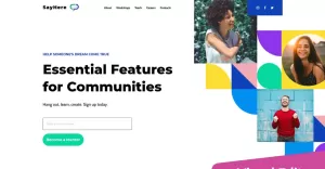 Community Premium Moto CMS Website Design - TemplateMonster
