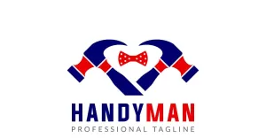Construction Tool Repairing Handy Man Logo Design
