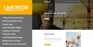 Constructor - Premium Construction HTML Theme