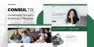 Consultix - Investment Company Bootstrap 5 Template