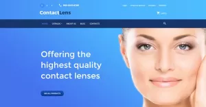 Contact Lens VirtueMart Template