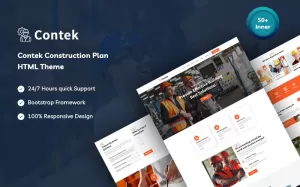 Contek – Construction Plan Website Template - TemplateMonster