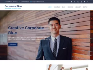 Corporate Blue  WordPress Theme Directory