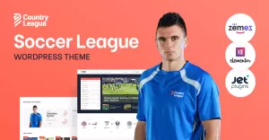 Counter Leagua - Soccer League WordPress Theme