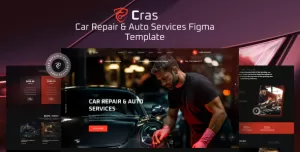 Cras - Car Repair & Auto Services Figma Template