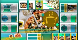 Creative Food Restaurant PowerPoint template
