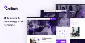 CreTech - IT Solutions & Technology HTML Template