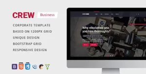 Crew — Business, Corporate Portfolio & Blog HTML Template