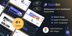 DashBoi - Multipurpose Dashboard Figma UI Kit