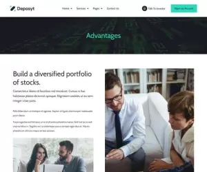 Deposyt - Investment & Finance Elementor Template Kit