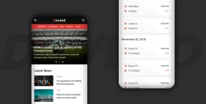Devend - Football & Soccer Mobile Template