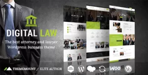 Digital Law  Attorney & Legal Advisor WordPress Theme