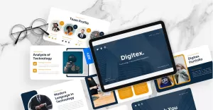 Digitex - Technology Keynote Template - TemplateMonster