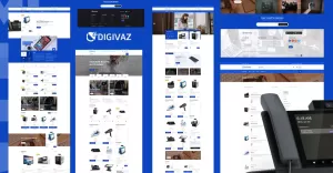 Digivaz Electronics Marketplace Ecommerce HTML5 Website Template