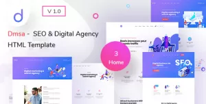 Dmsa - SEO & Digital Agency HTML Template