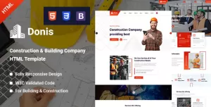 Donis - Construction HTML Template