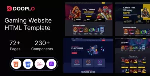 Dooplo - Gaming Website HTML Template