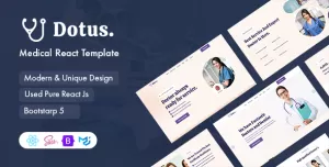 Dotus – Health & Medical React Template