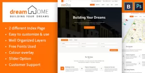 Dream Home Real Estate PSD Template