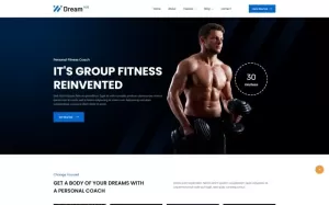 Dreamhub Fitness & Gym HTML5 Template - TemplateMonster