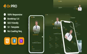 DrPro - Creative Doctor Portfolio HTML Template