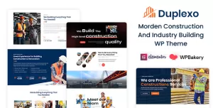 Duplexo – Construction Renovation WordPress Theme + RTL