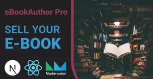 EBook Author Pro: Sell Your eBooks with the Author and Writer Next.js Website Template
