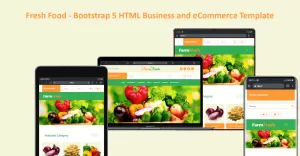 Eco Food - Responsive HTML Bootstrap eCommerce Template