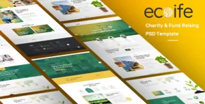 Ecoife - Environment & Ecology PSD Template