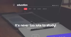 Education Portal Moto CMS 3 Template - TemplateMonster