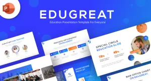 Edugreat Education Modern Keynote Template - TemplateMonster