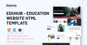 Eduhub – LMS, Education and Course Template - TemplateMonster