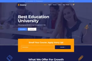 Edukul - Online Learning & Education Template Kit