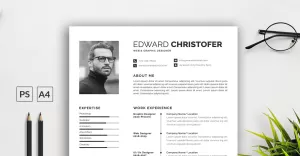 Edward Christofer Professional Portfolio CV - TemplateMonster