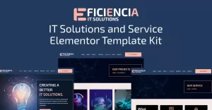 Eficiencia - IT Solutions and Service Elementor Template Kit