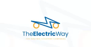 Electric Scooter Logo Template
