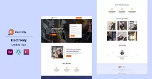 Electronly Ready to use Elementor Landing Page Template