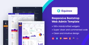 Equinox Responsive Bootstrap Admin Template