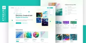 Etheum - NFT Marketplace HTML Template