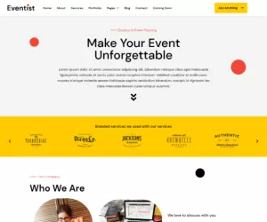 Eventist - Event Planner & Organizer Elementor Template Kit