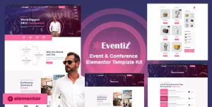 Eventiz - Event & Conference Elementor Pro Template Kit