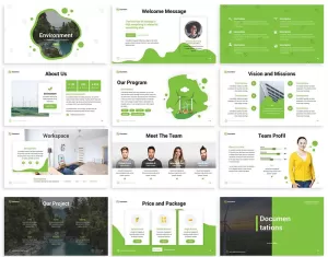 Experience - Environment PowerPoint template