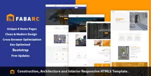 Fabarc  Construction Architecture & Interior Responsive HTML5 Template.