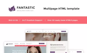 Fantastic - Beauty Salon Website Template - TemplateMonster