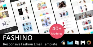 Fashino - Responsive Email Template + Stampready Online Builder Access