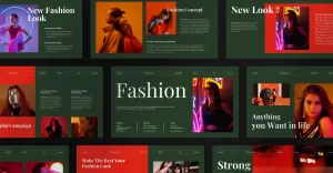 Fashion Look-Book Presentation Template - TemplateMonster